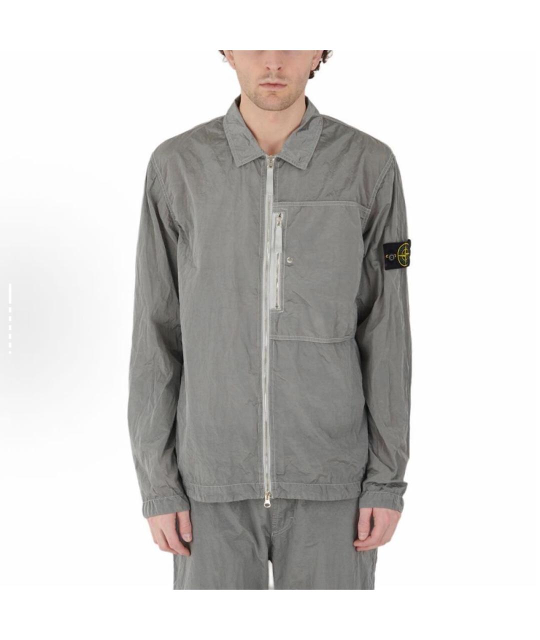 STONE ISLAND Серая куртка, фото 3