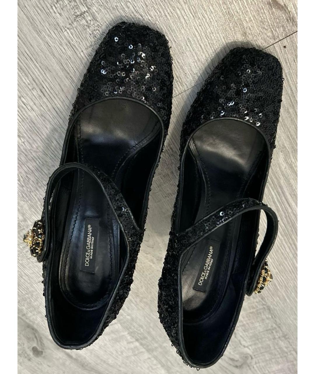 DOLCE&GABBANA Черные туфли, фото 3