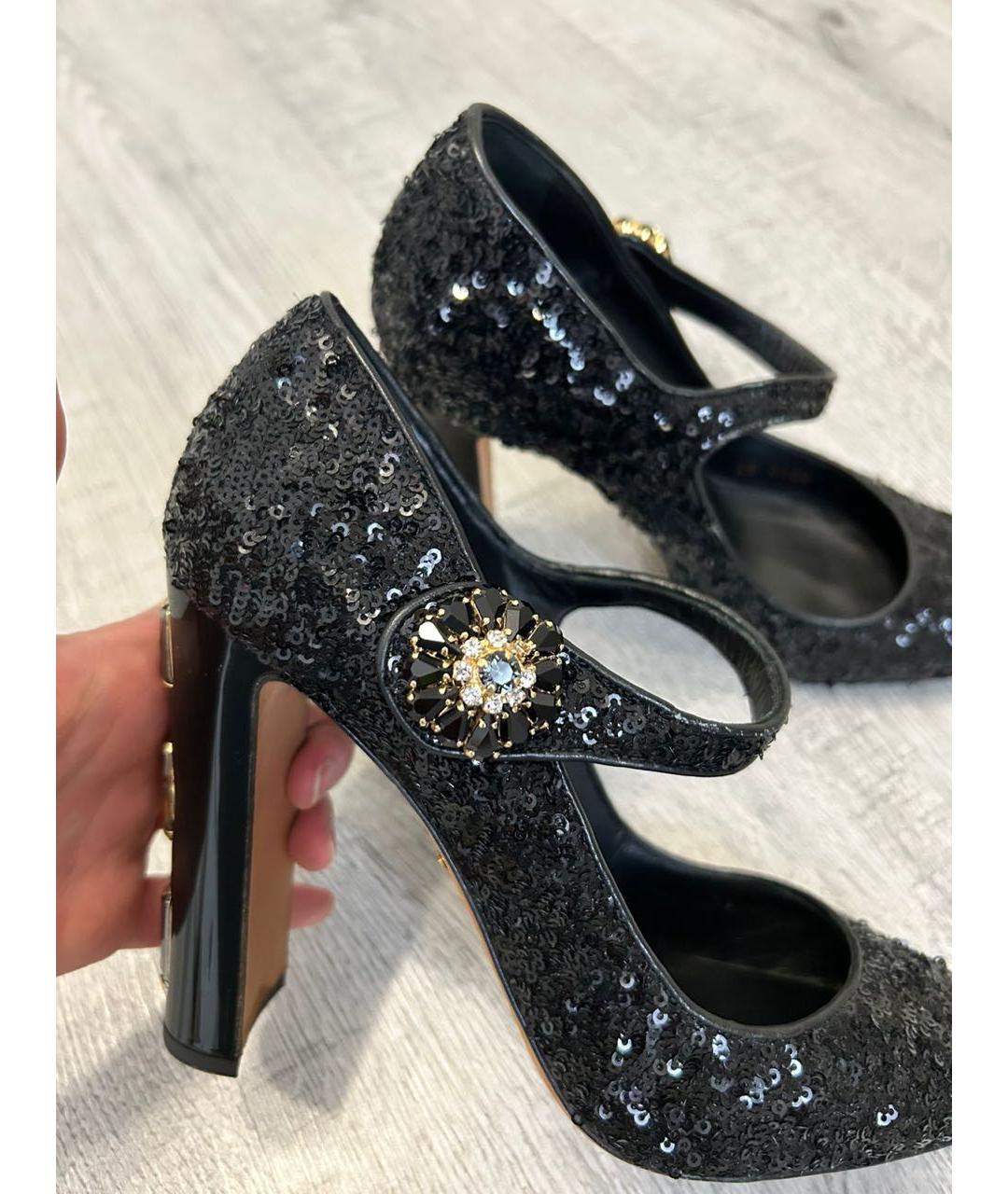 DOLCE&GABBANA Черные туфли, фото 5