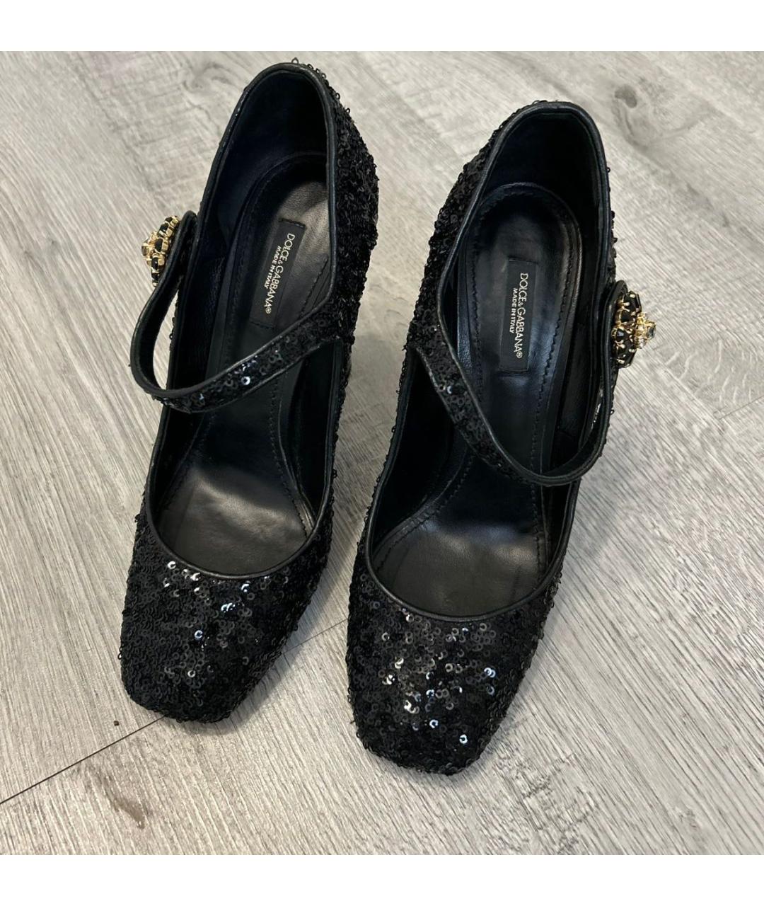 DOLCE&GABBANA Черные туфли, фото 2