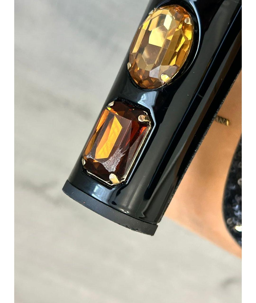 DOLCE&GABBANA Черные туфли, фото 7