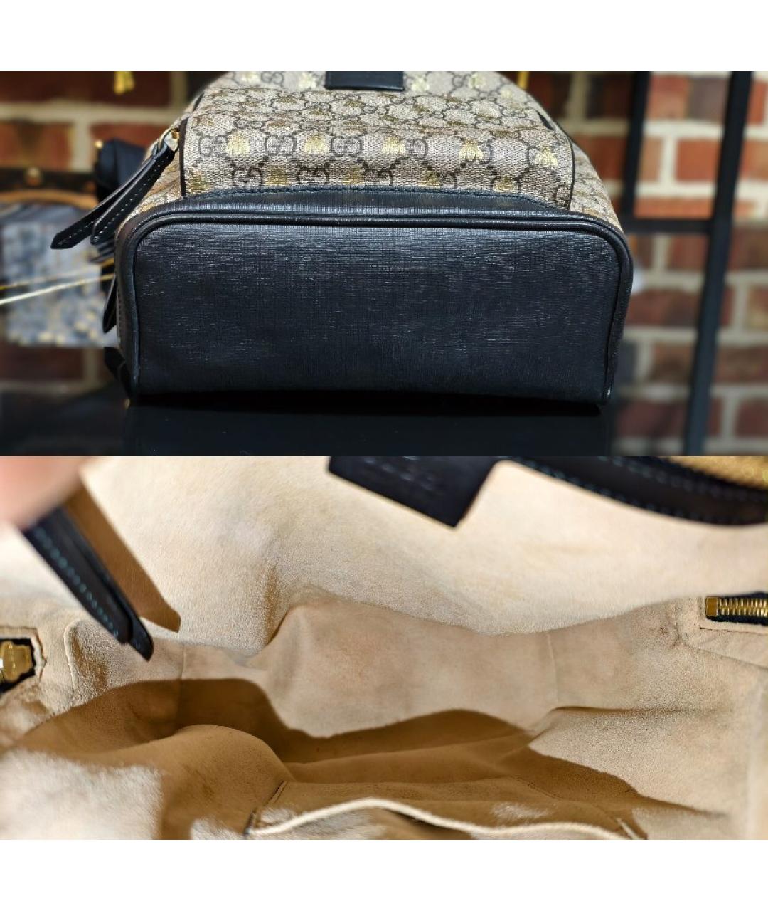 GUCCI Бежевый рюкзак, фото 7