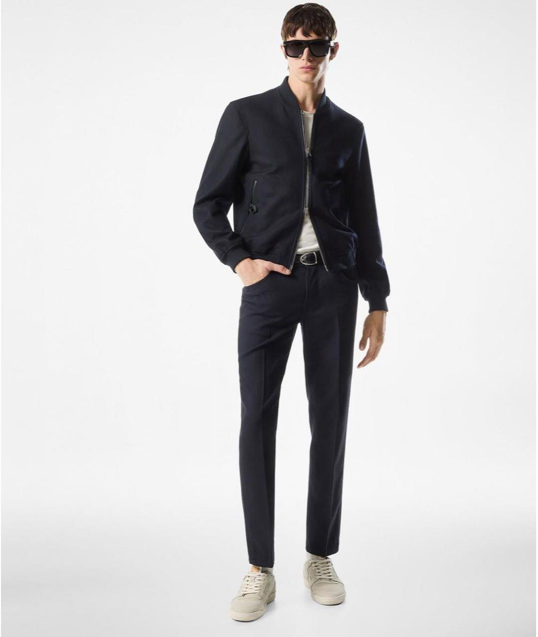 TOM FORD Темно-синяя шерстяная куртка, фото 2