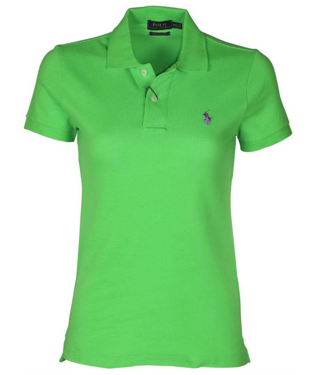POLO RALPH LAUREN Салатовая хлопковая футболка, фото 1