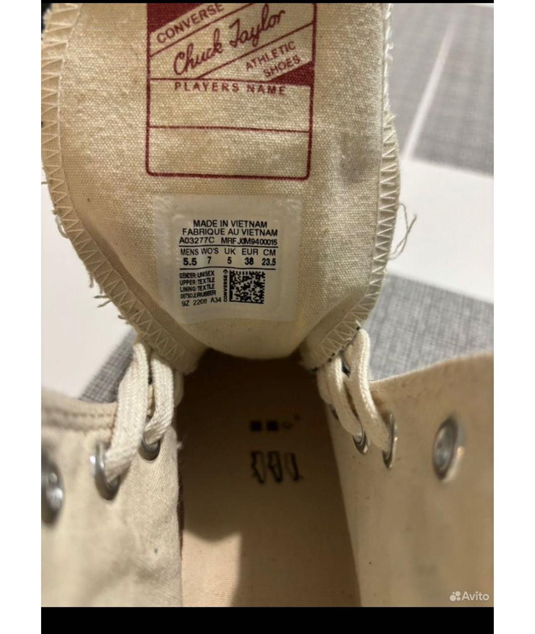 CONVERSE Черные кеды, фото 5