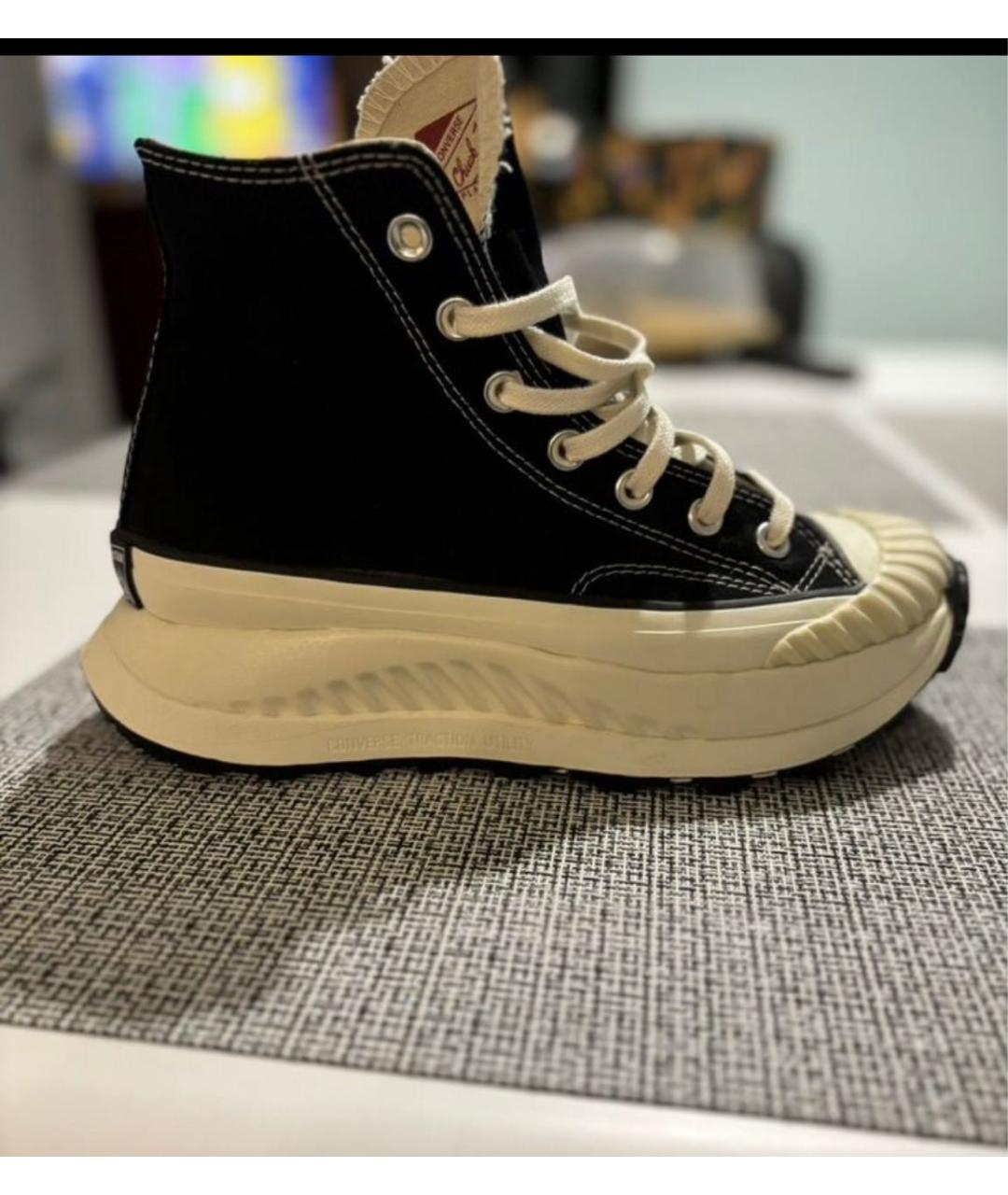 CONVERSE Черные кеды, фото 4