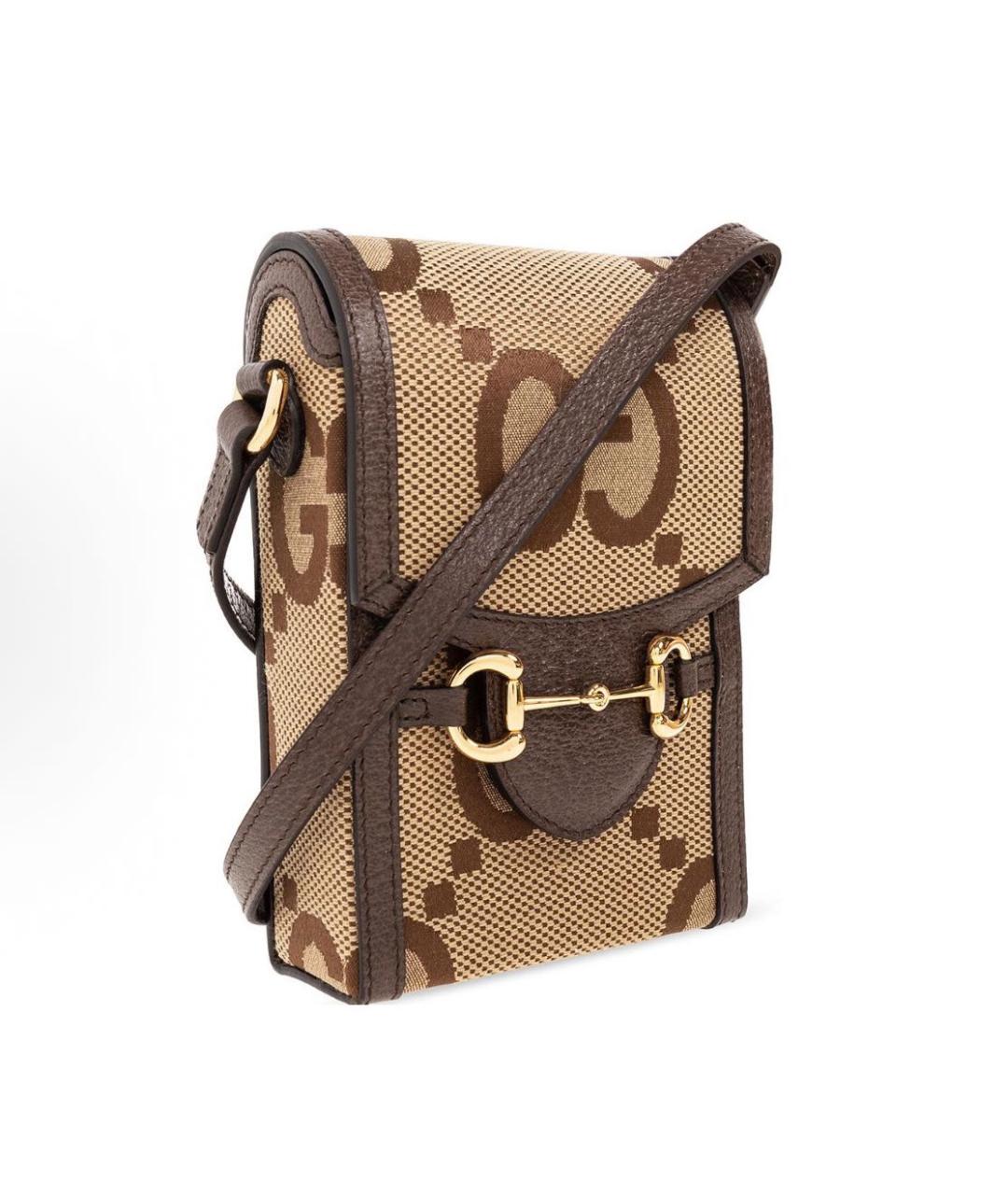 GUCCI Коричневая сумка на плечо, фото 2