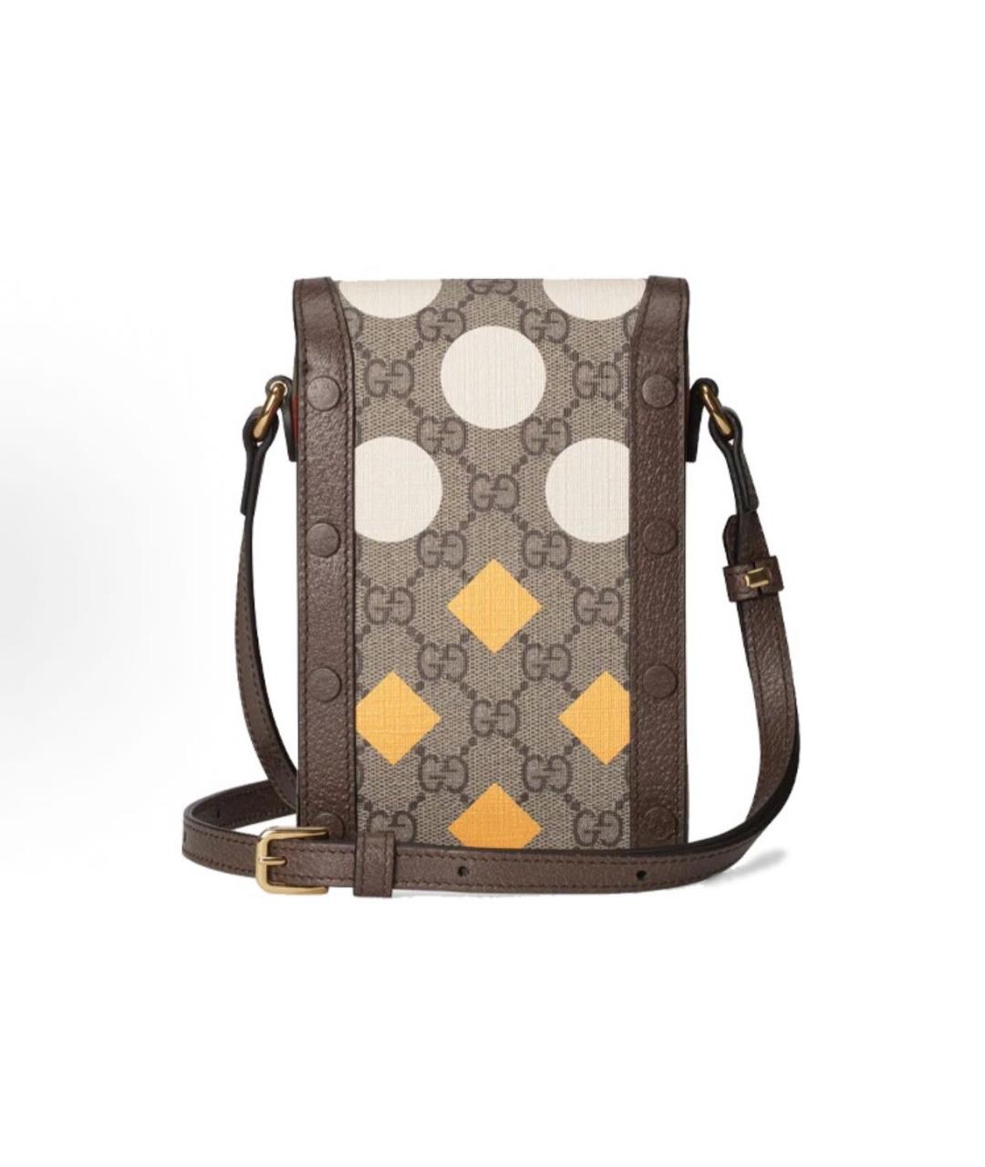 GUCCI Коричневая сумка на плечо, фото 3