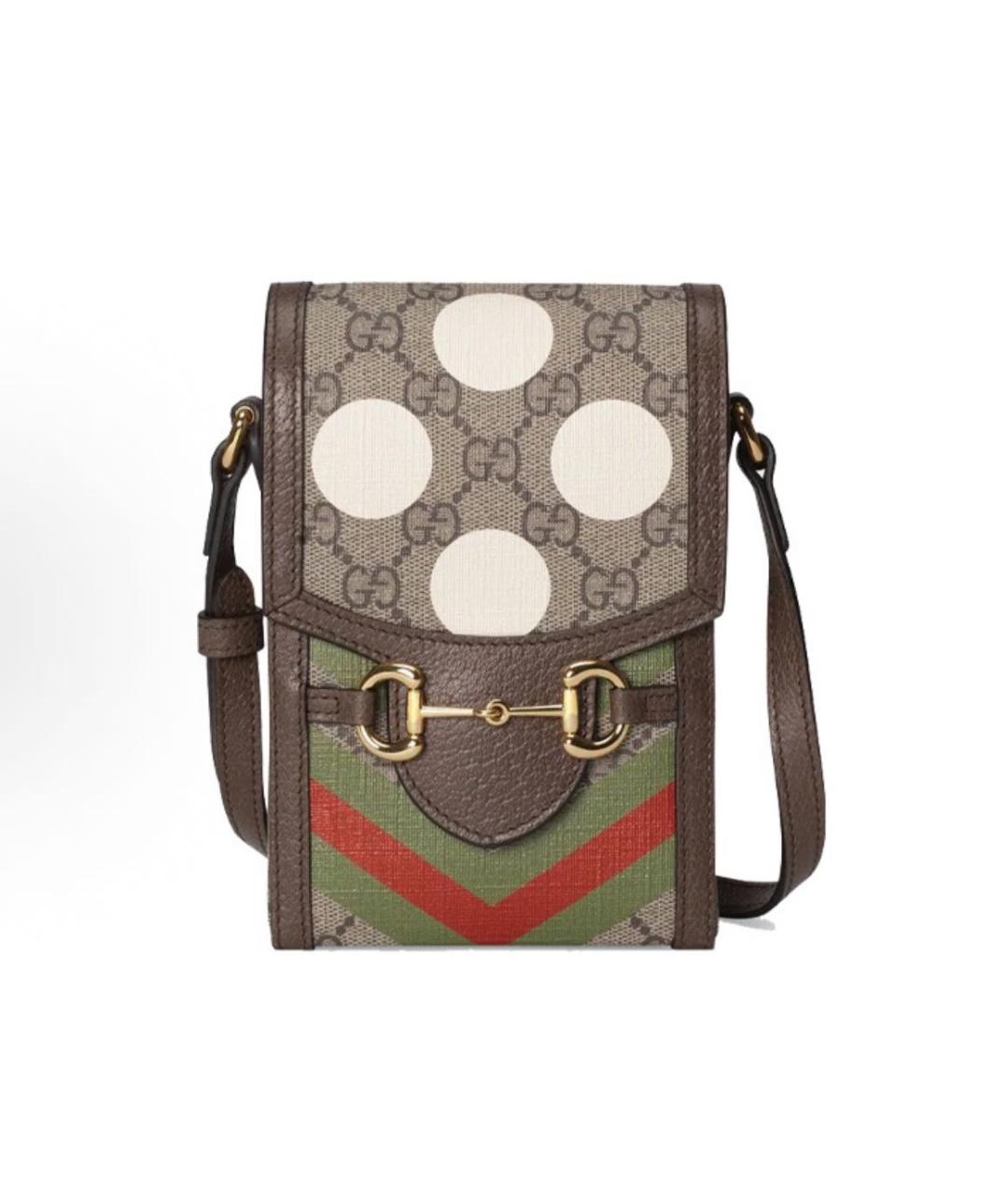 GUCCI Коричневая сумка на плечо, фото 6
