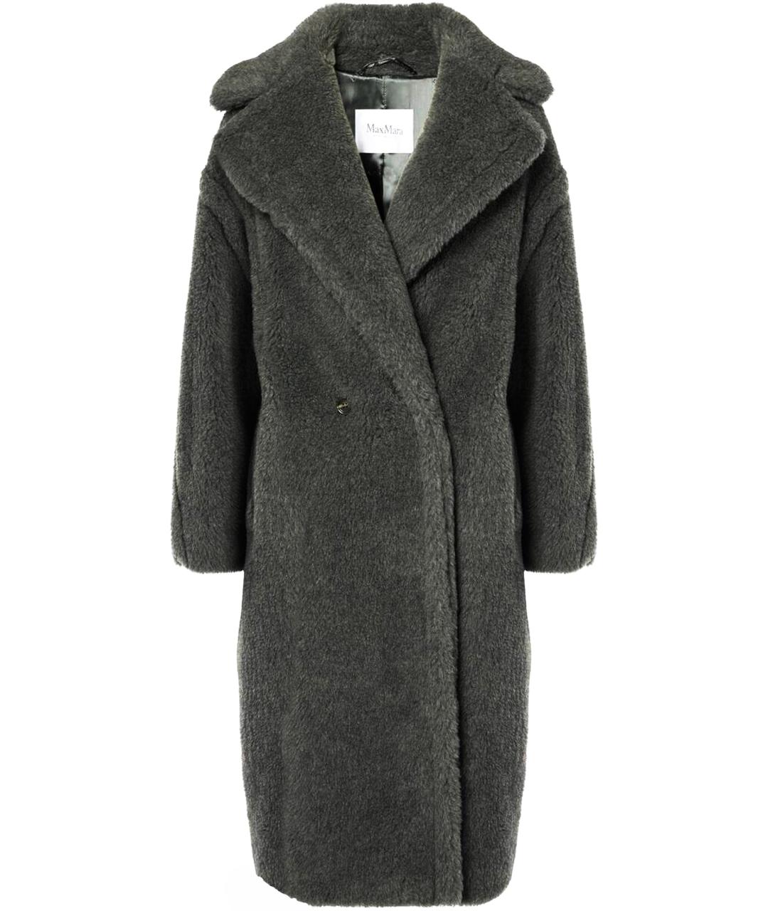 MAX MARA Хаки пальто, фото 9