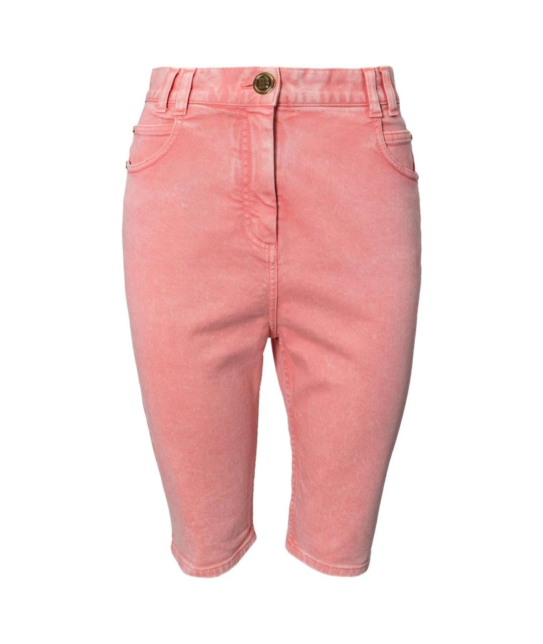 BALMAIN Розовые хлопковые шорты, фото 2