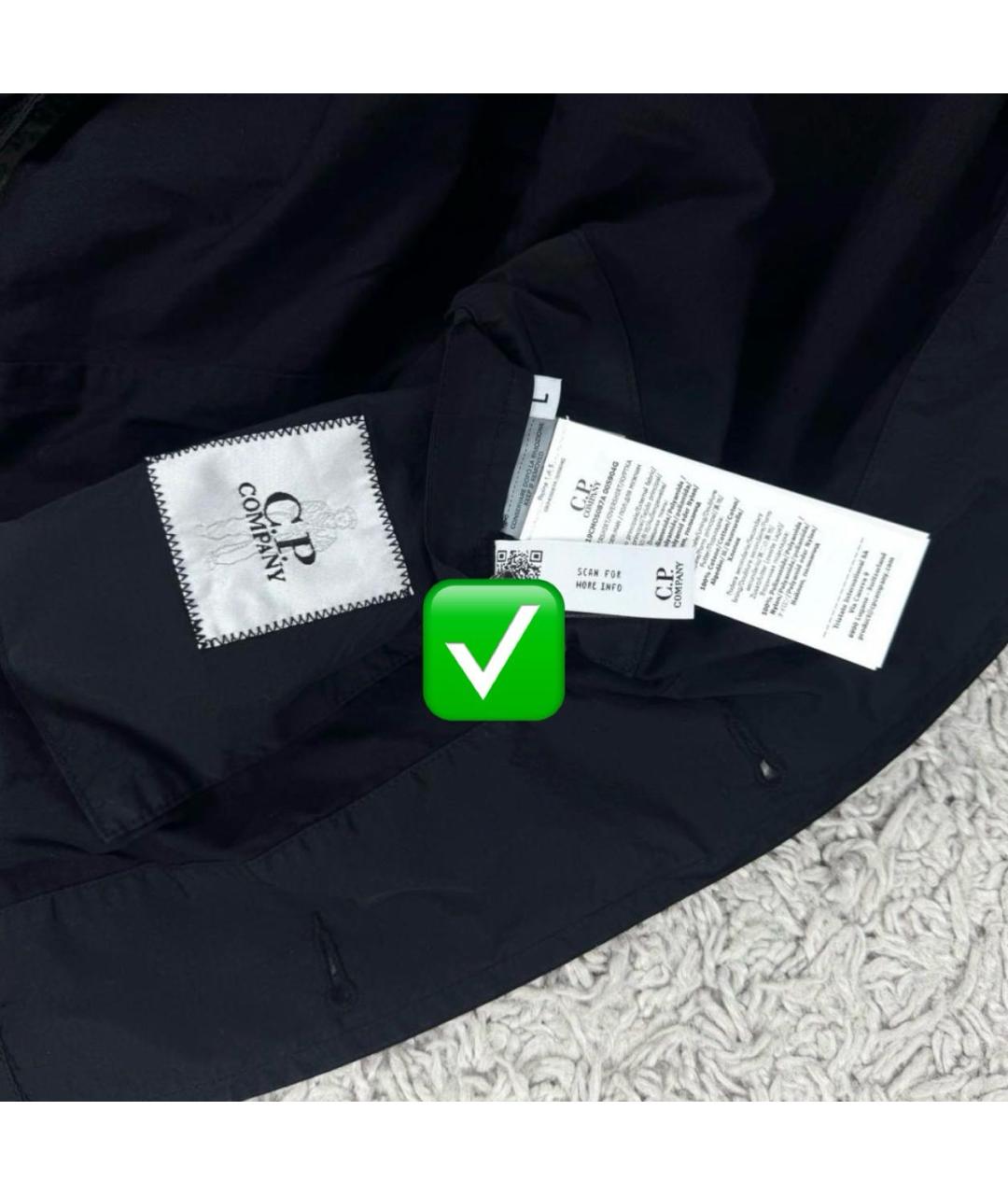 CP COMPANY Черная куртка, фото 5