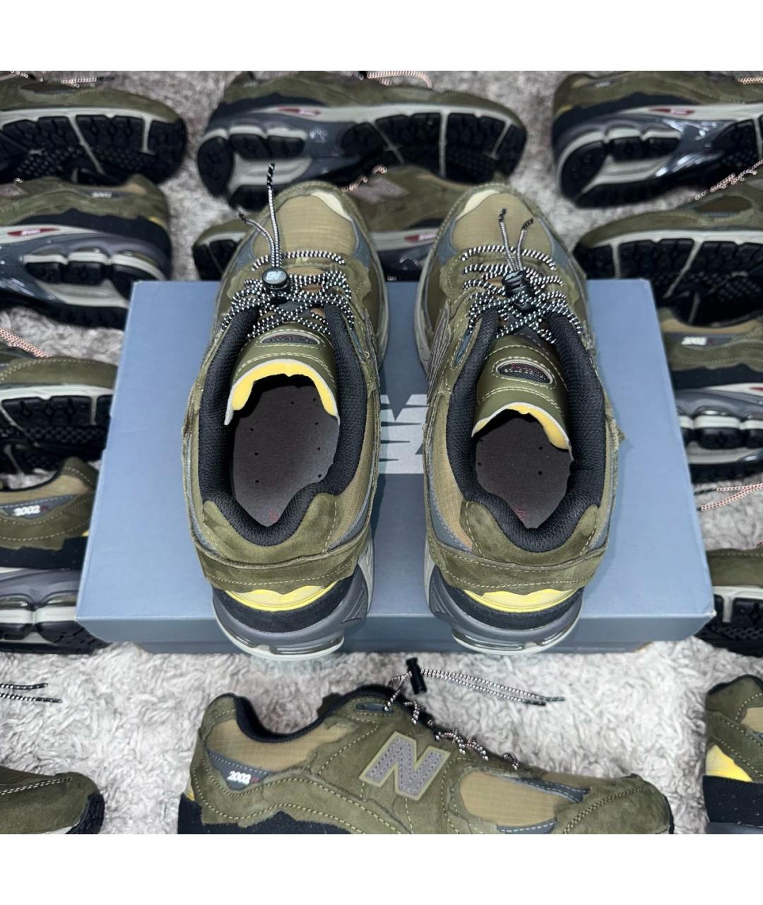 NEW BALANCE Хаки низкие кроссовки / кеды, фото 4