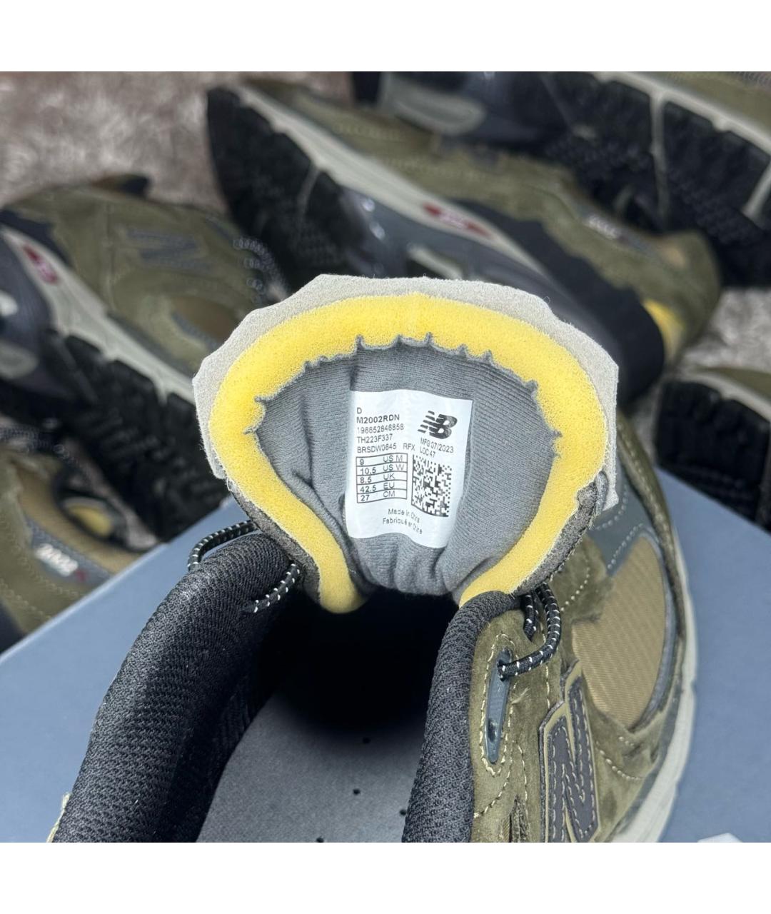 NEW BALANCE Хаки низкие кроссовки / кеды, фото 6