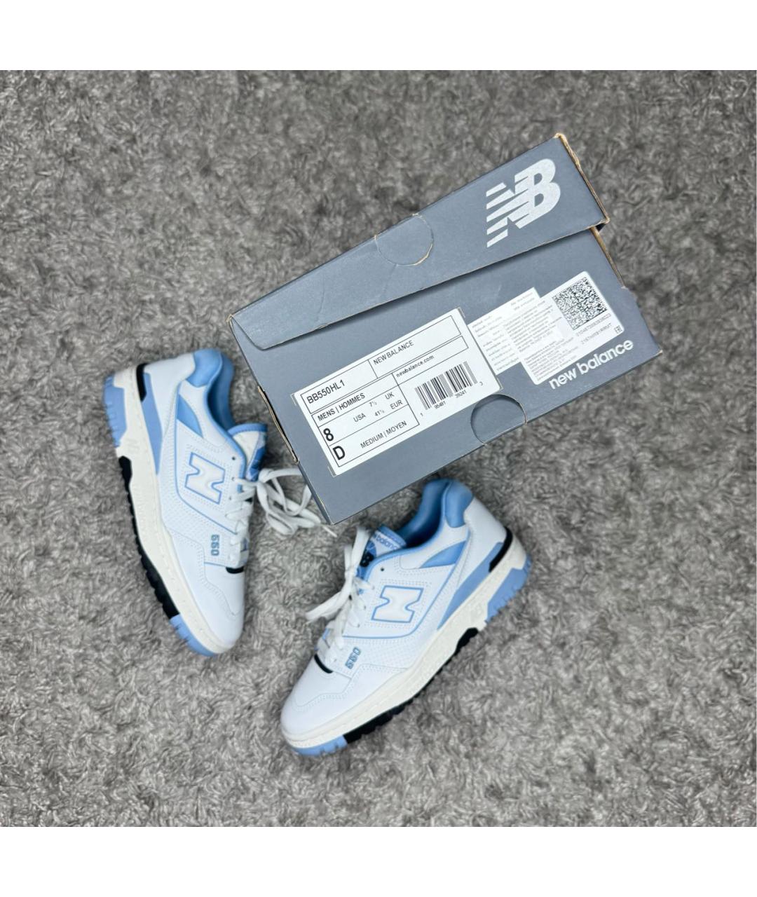 NEW BALANCE Белые низкие кроссовки / кеды, фото 7