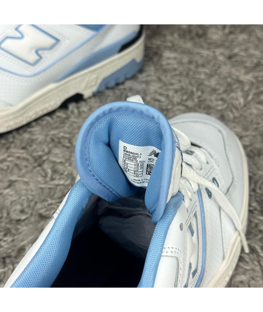 NEW BALANCE Белые низкие кроссовки / кеды, фото 6