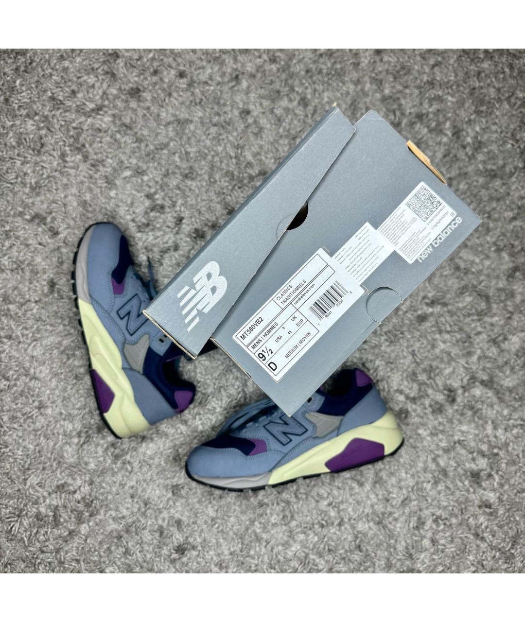 NEW BALANCE Синие низкие кроссовки / кеды, фото 7