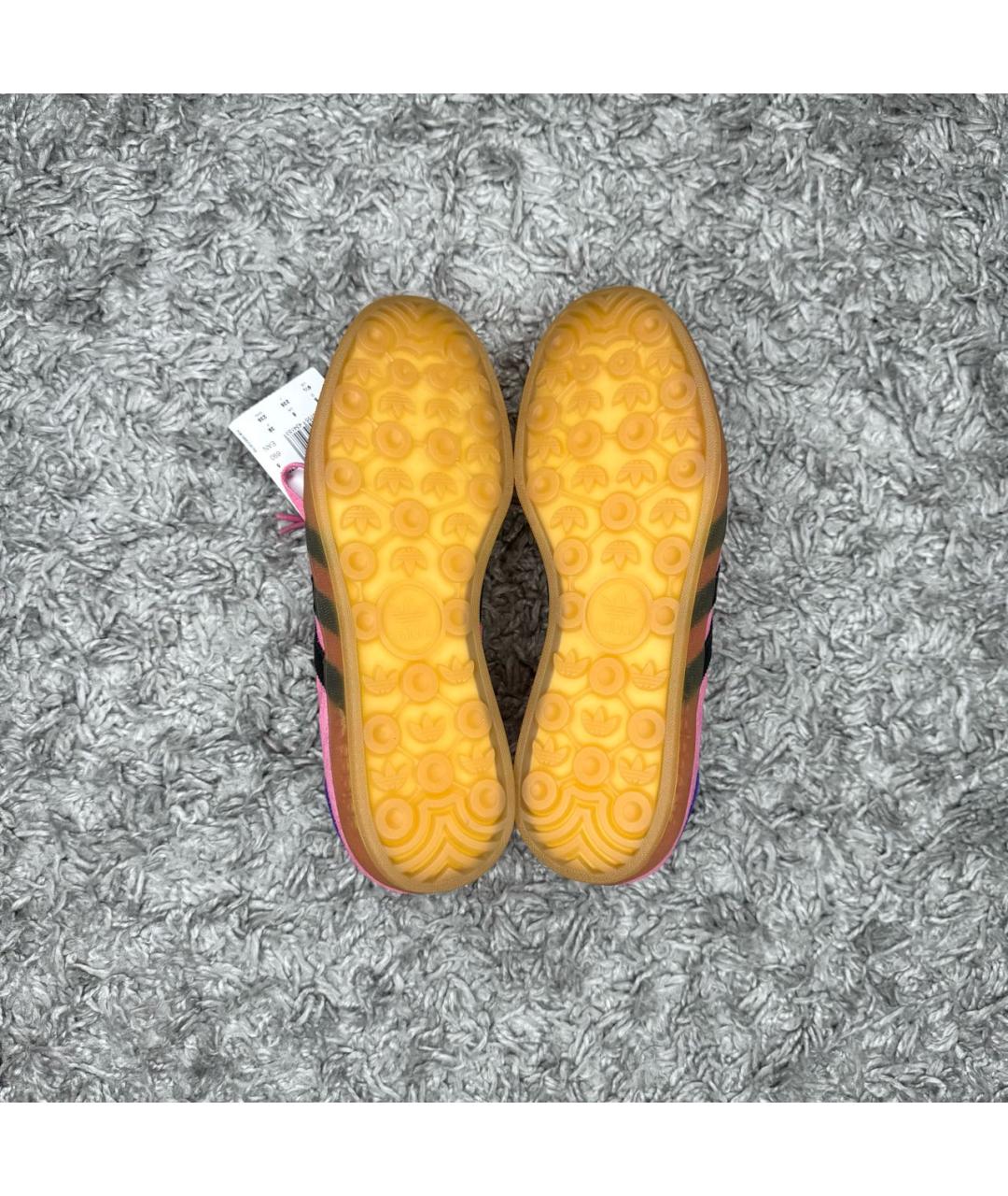 ADIDAS Розовые замшевые кроссовки, фото 5