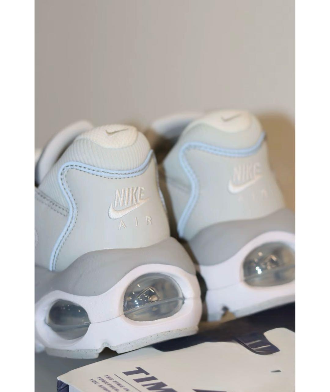 NIKE Серые текстильные низкие кроссовки / кеды, фото 5