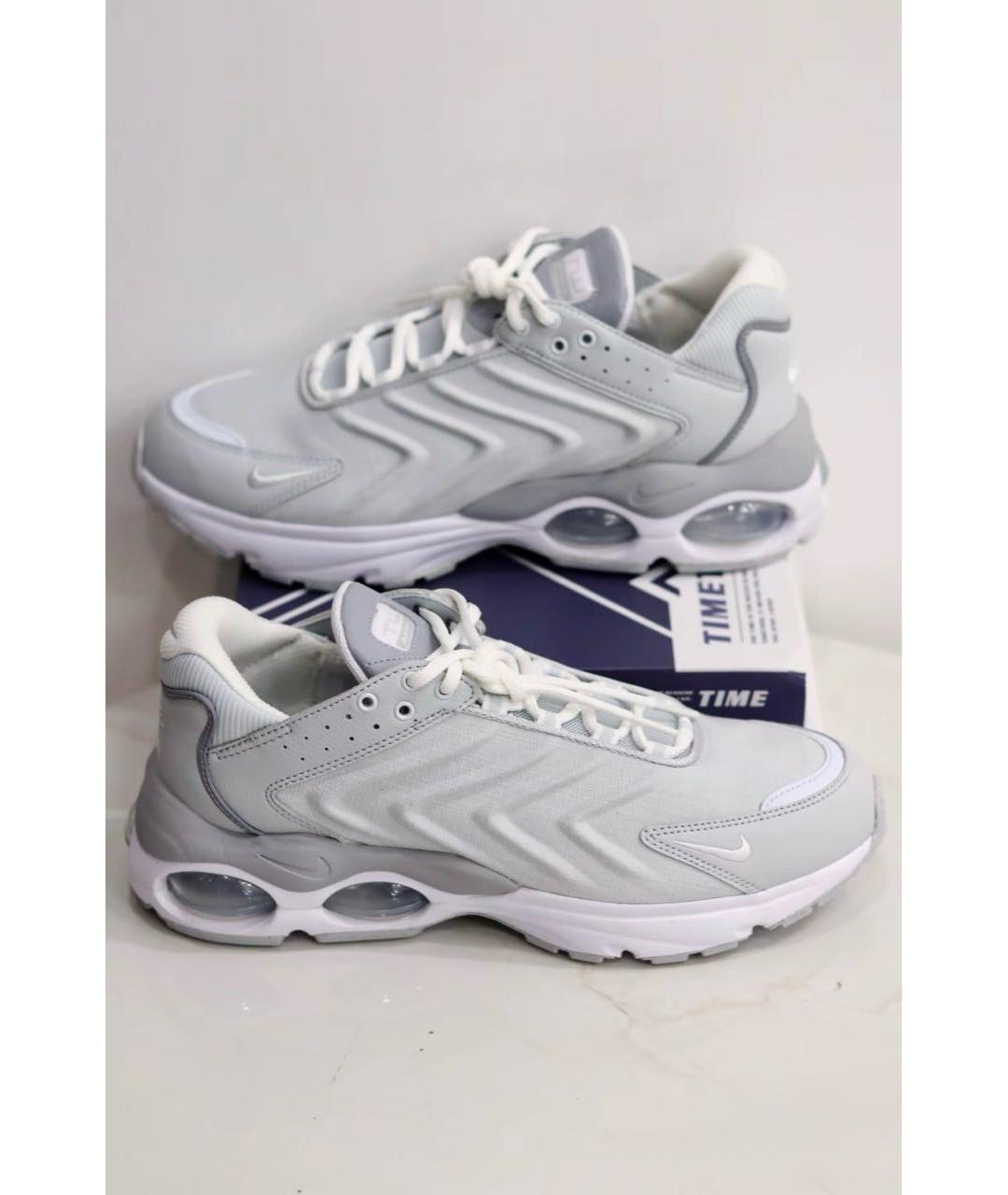 NIKE Серые текстильные низкие кроссовки / кеды, фото 6