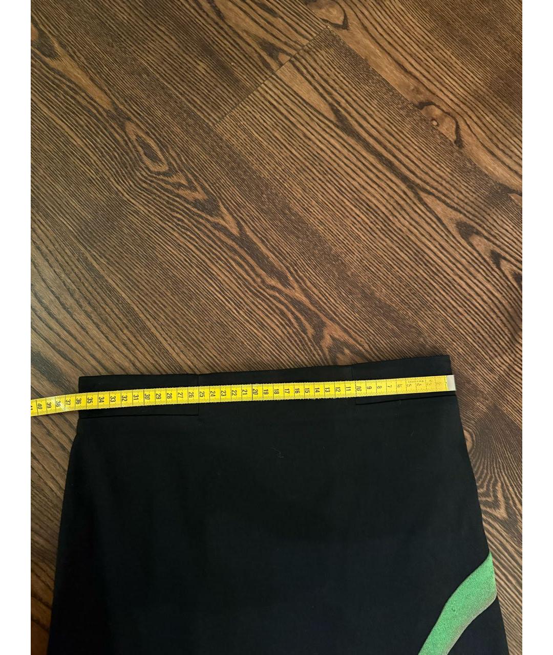 SAINT LAURENT Черная юбка миди, фото 5