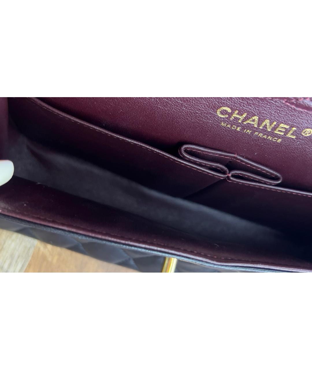 CHANEL Черная кожаная сумка через плечо, фото 4