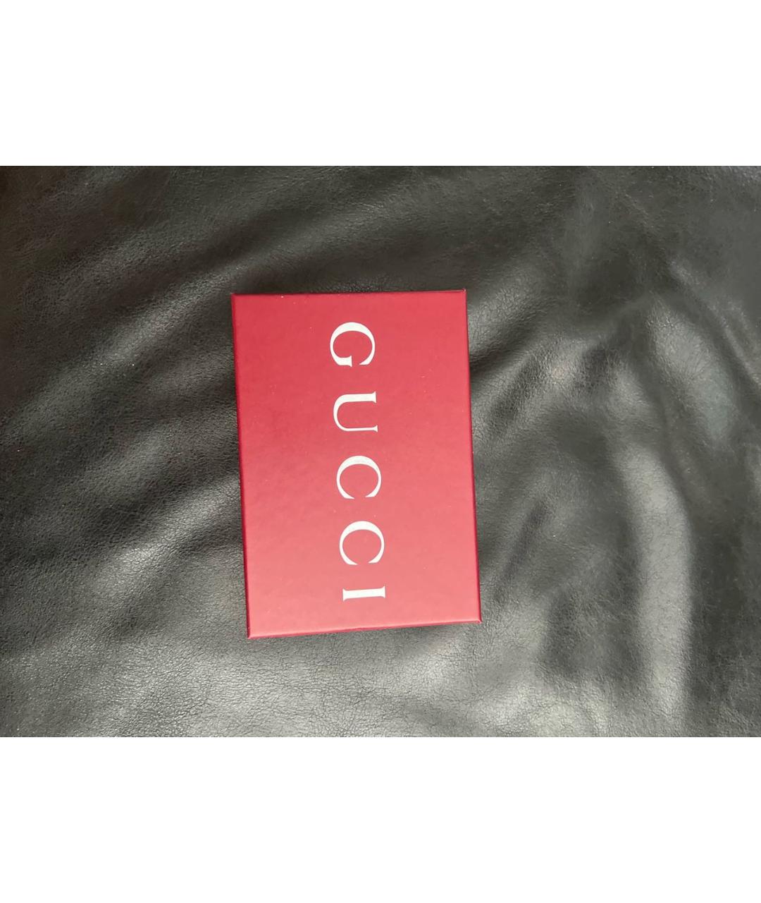 GUCCI Серый кожаный кардхолдер, фото 6
