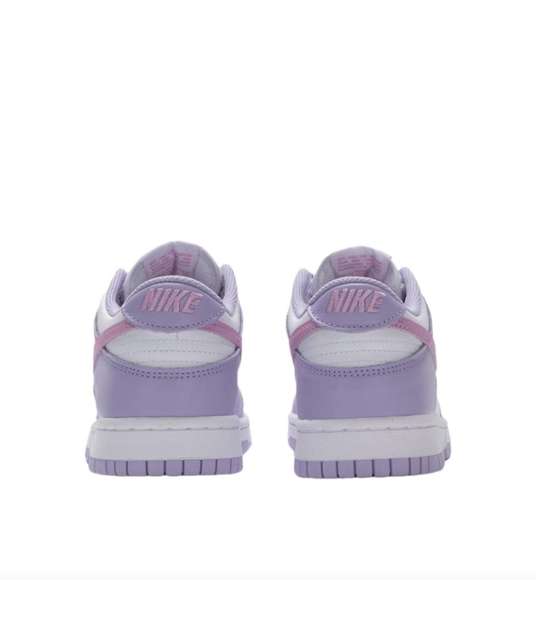 NIKE Фиолетовые кожаные кроссовки, фото 4