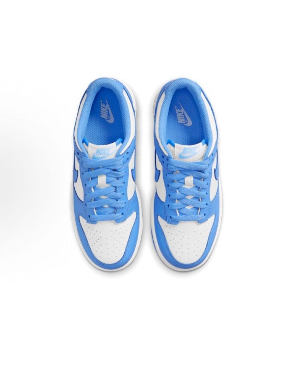 NIKE Голубые кожаные кроссовки, фото 3