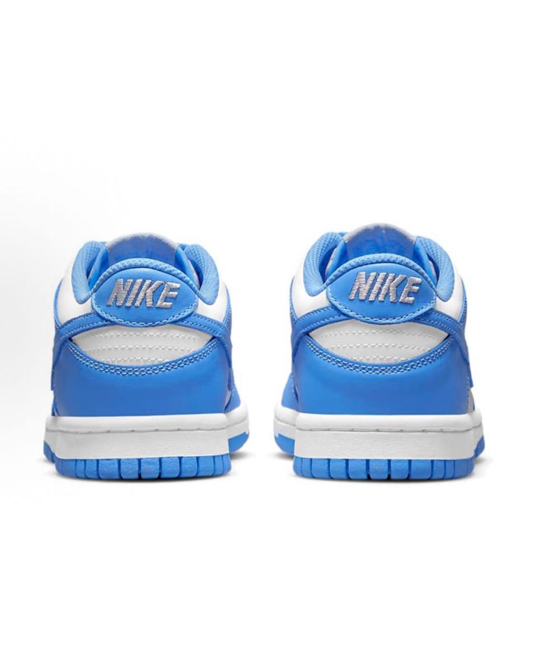 NIKE Голубые кожаные кроссовки, фото 4