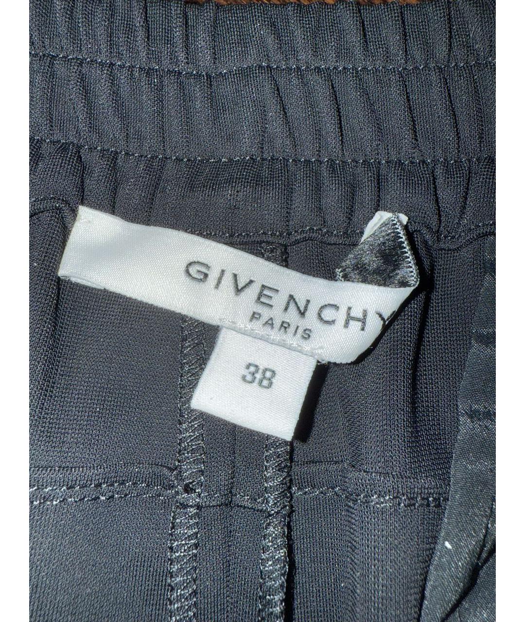 GIVENCHY Черные вискозные брюки узкие, фото 3