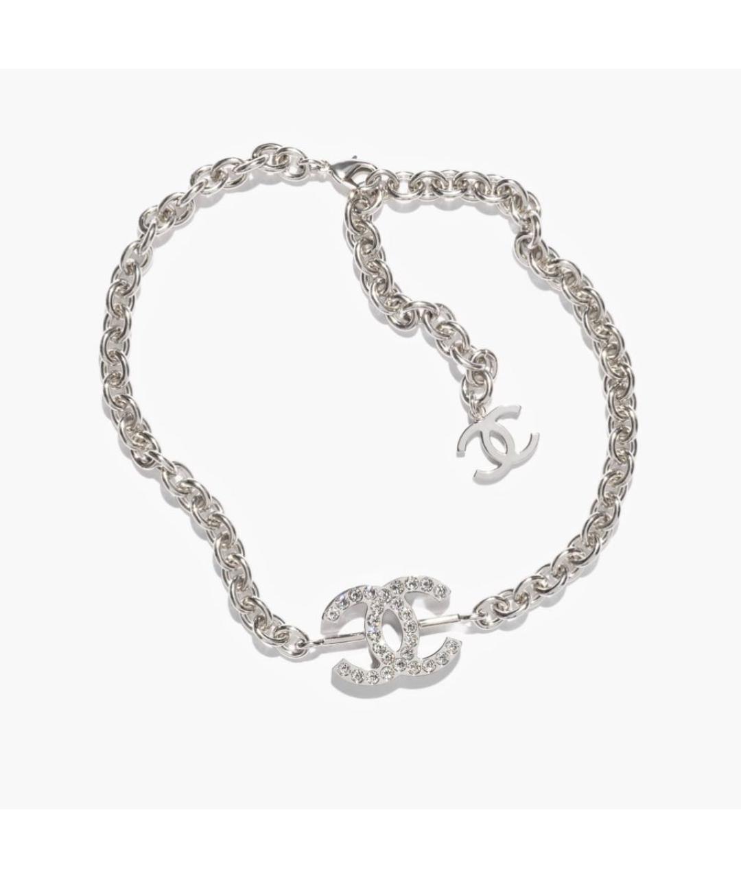 CHANEL Серебрянный чокер, фото 6