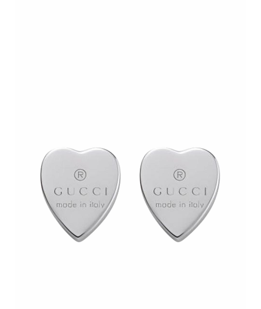 GUCCI Серебряные серебряные серьги, фото 1