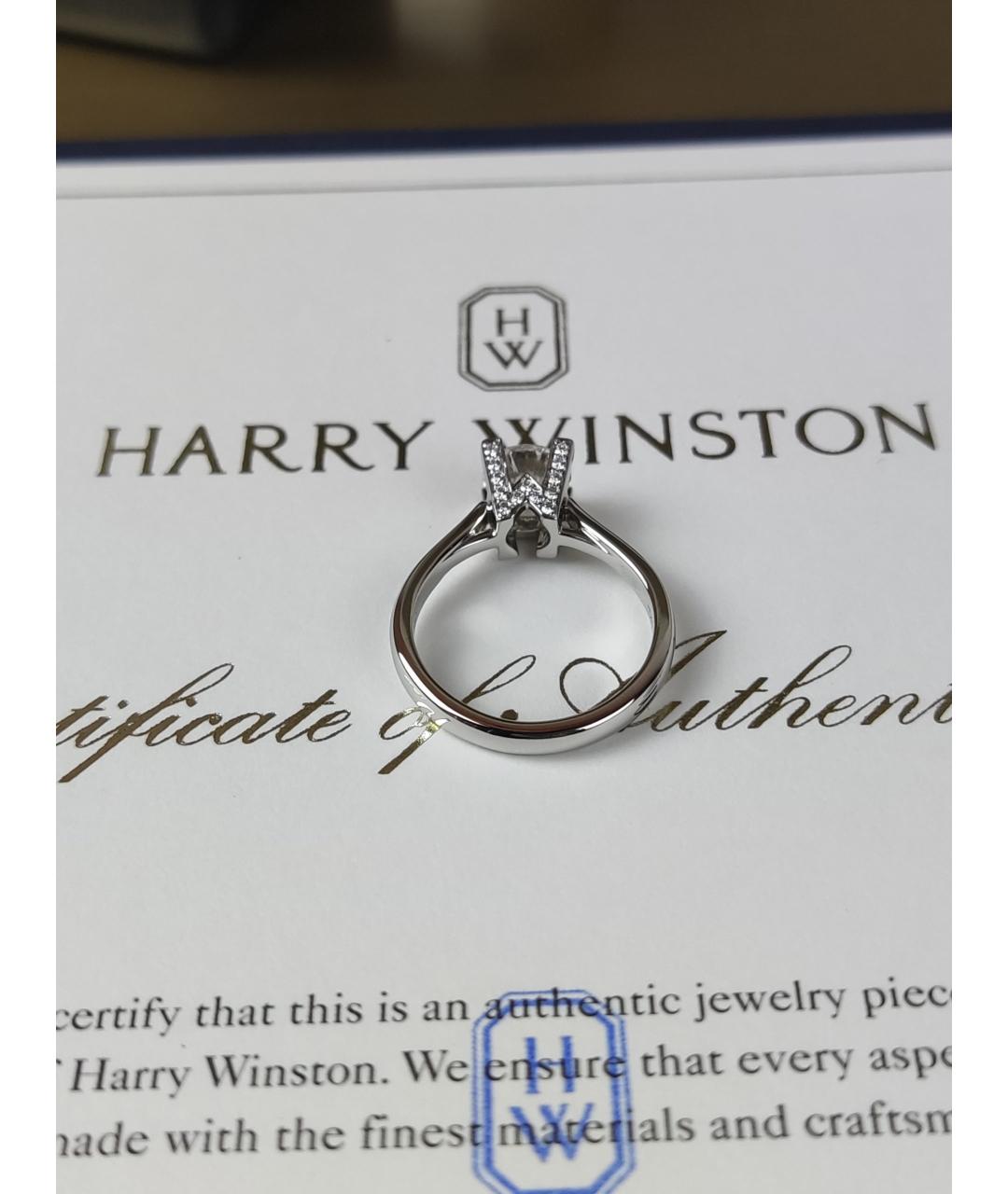 Harry Winston Платиновое кольцо, фото 5