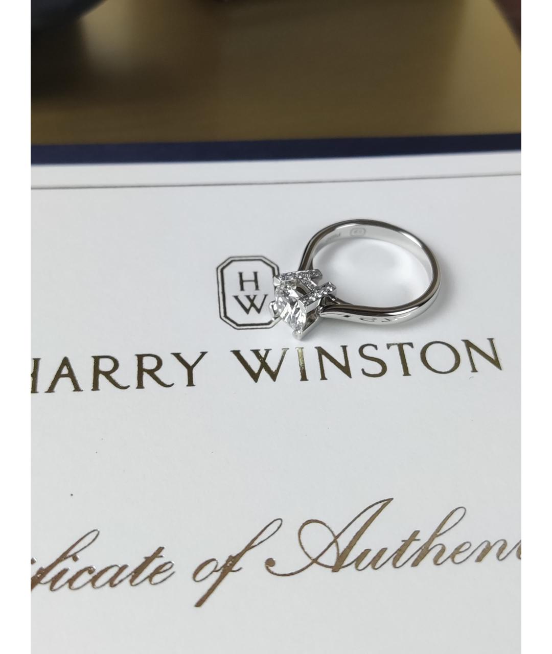 Harry Winston Платиновое кольцо, фото 4