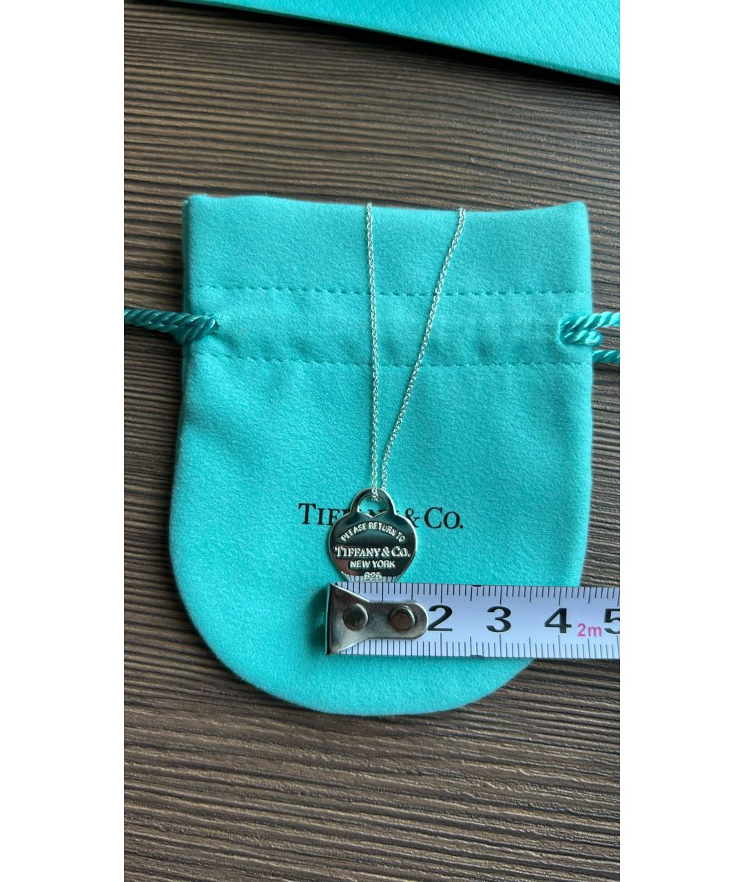 TIFFANY&CO Серебряная серебряная подвеска, фото 4