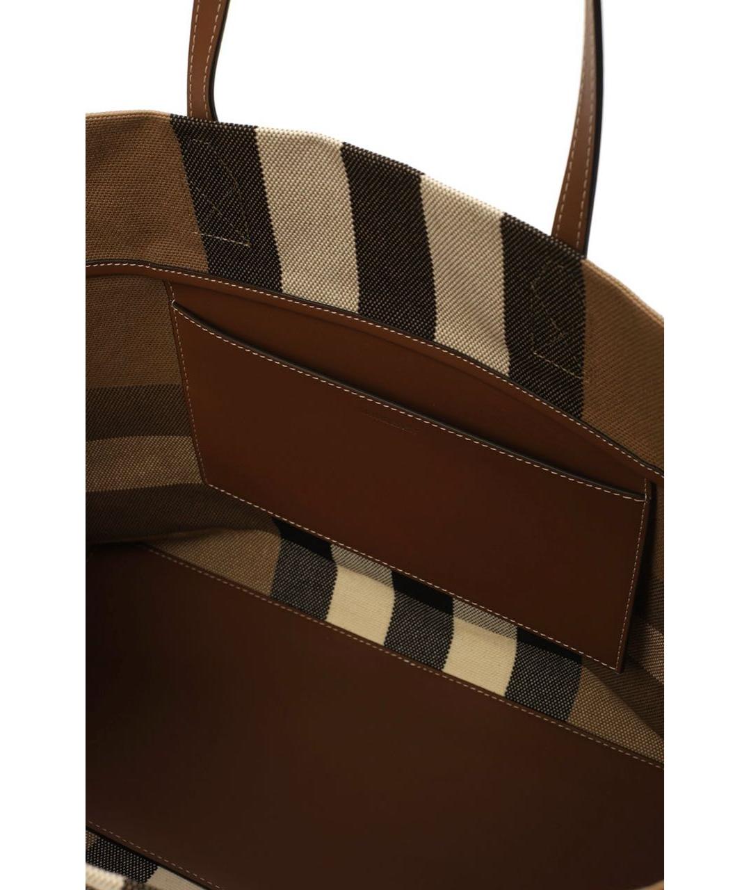 BURBERRY Мульти хлопковая сумка тоут, фото 4