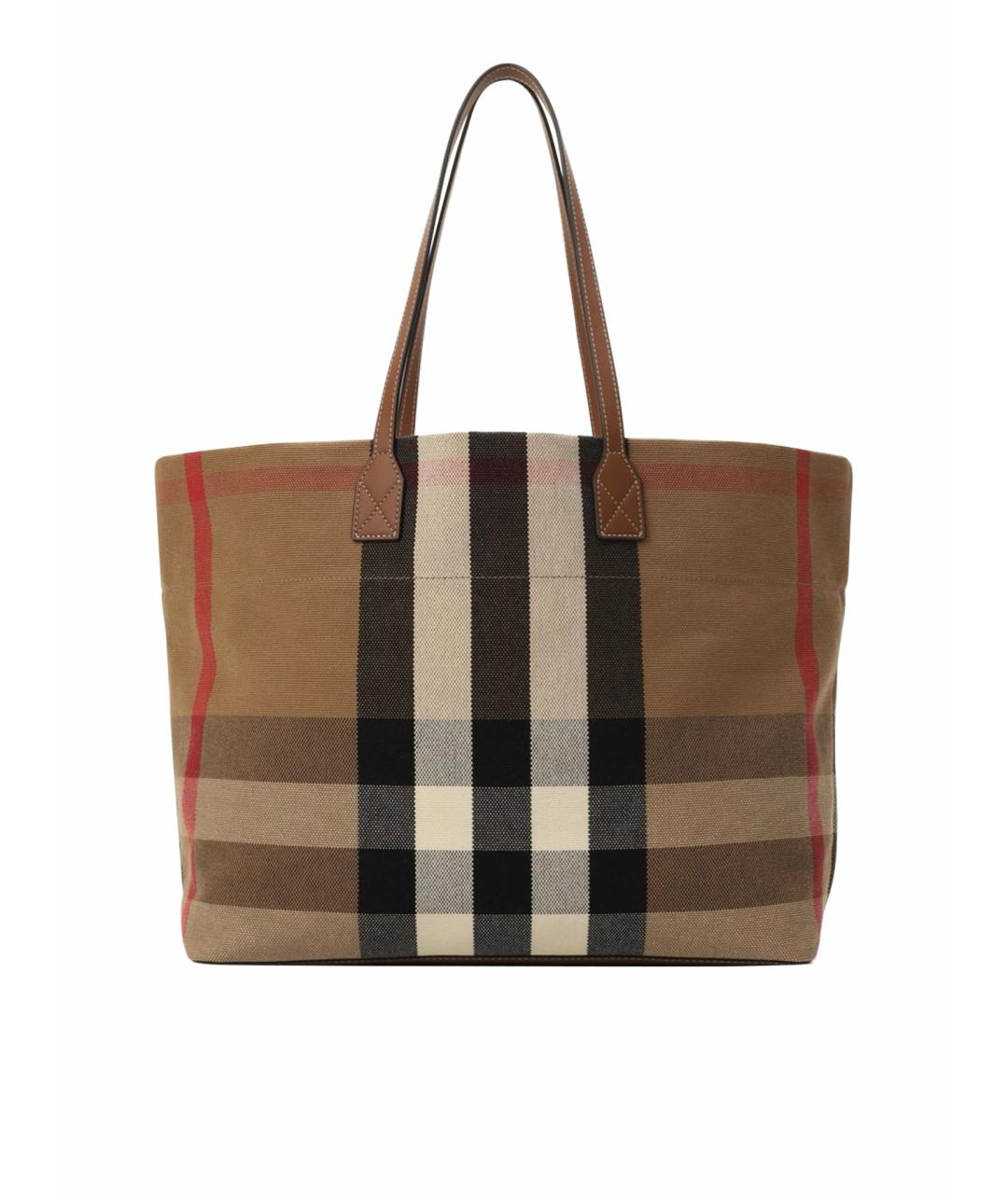 BURBERRY Мульти хлопковая сумка тоут, фото 1