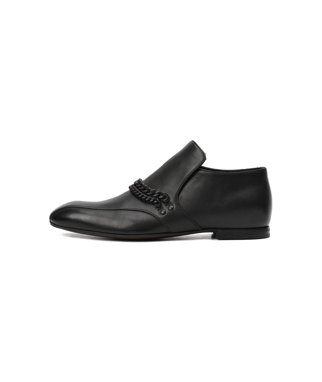 BOTTEGA VENETA Черные кожаные лоферы, фото 7
