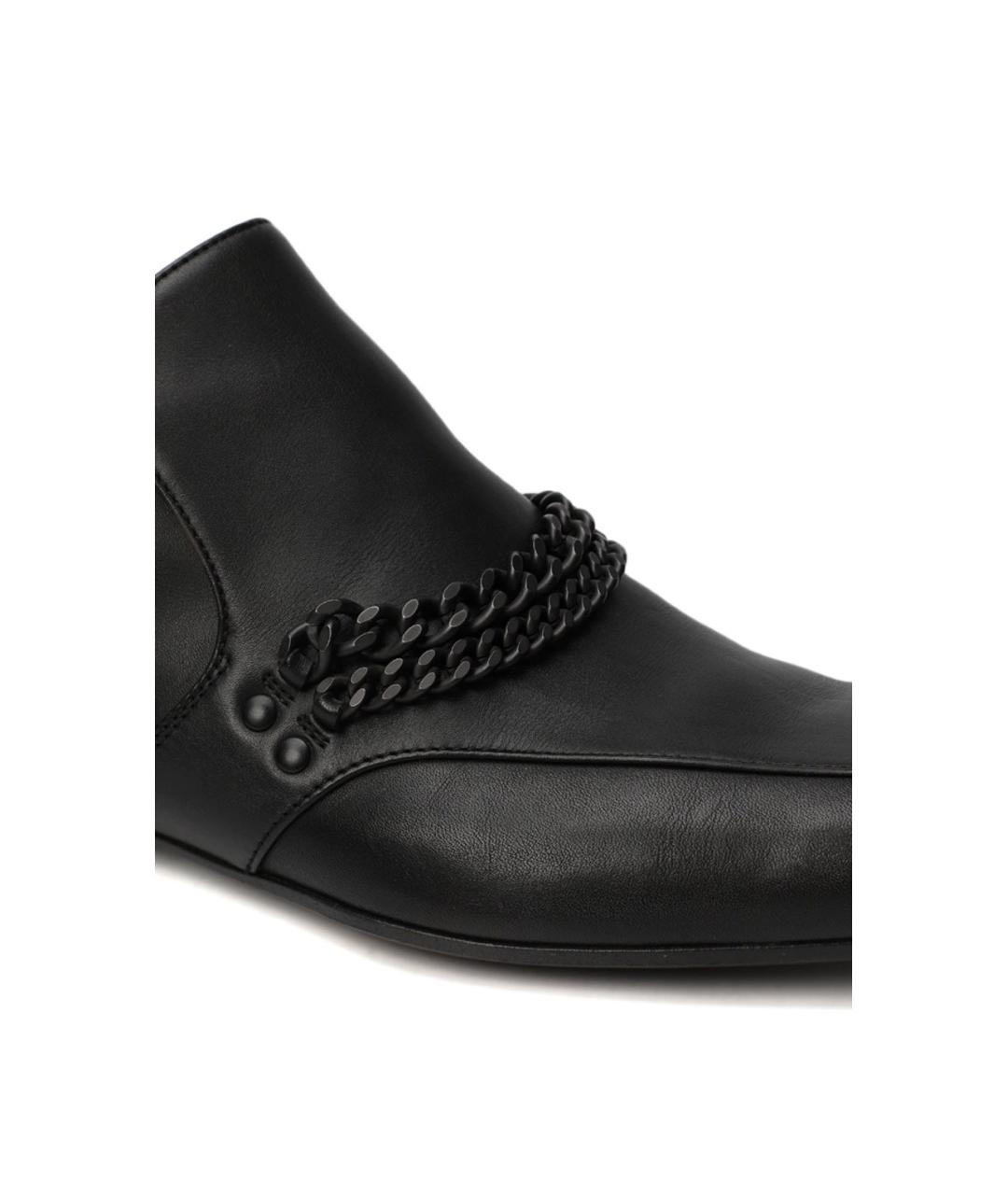 BOTTEGA VENETA Черные кожаные лоферы, фото 5