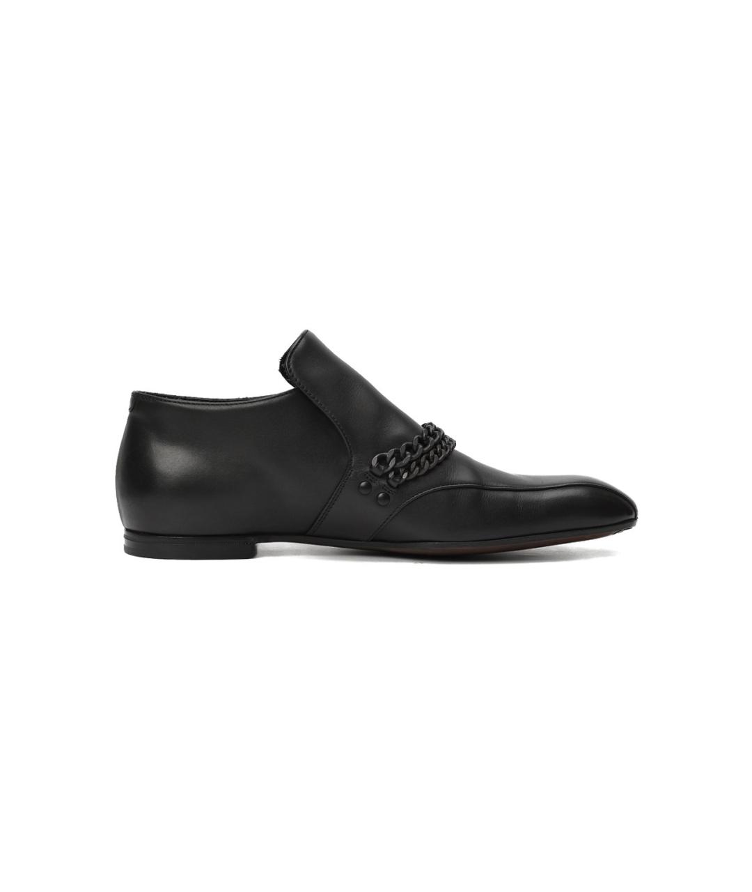BOTTEGA VENETA Черные кожаные лоферы, фото 10