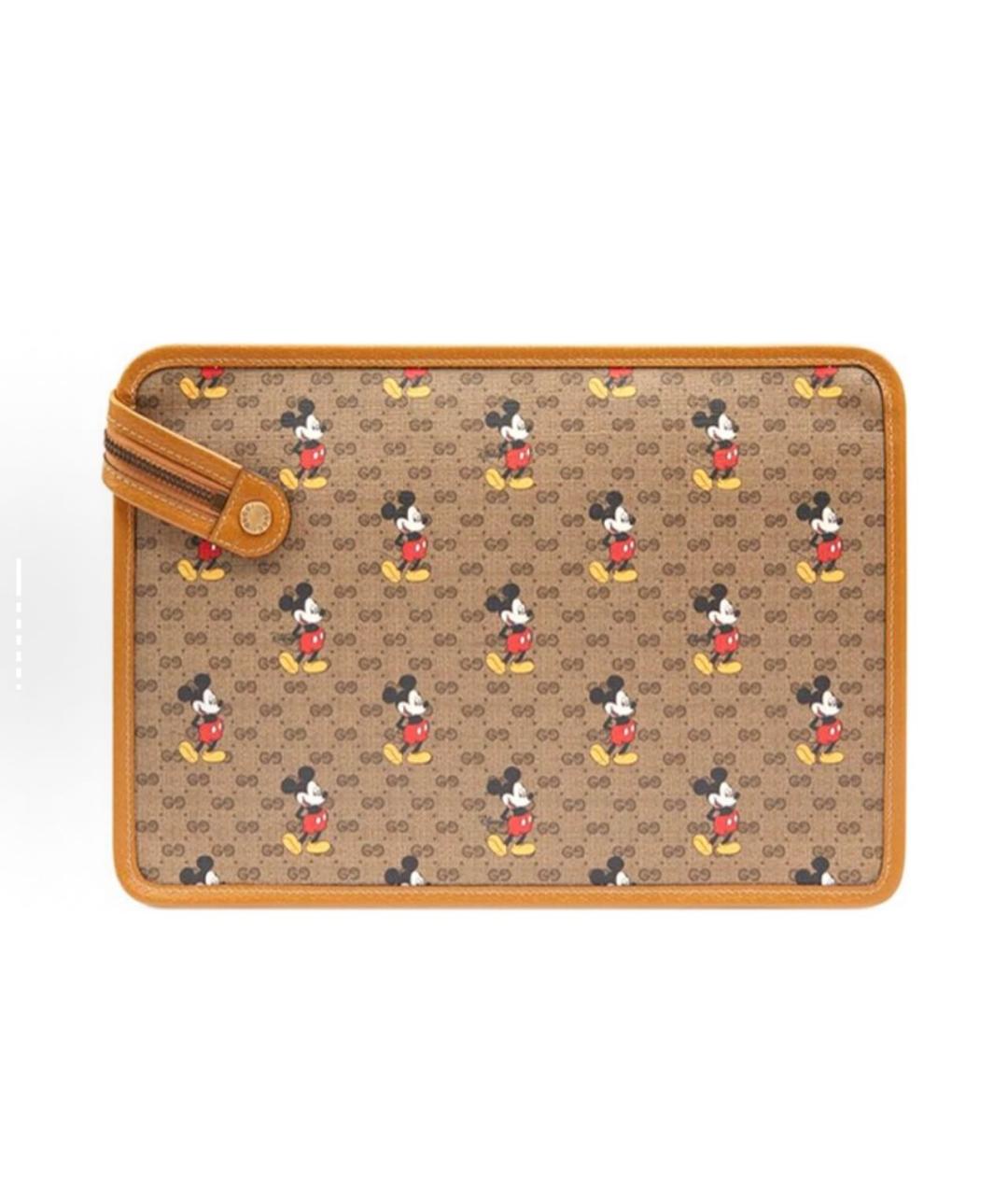 GUCCI Коричневая кожаная папка для документов, фото 3