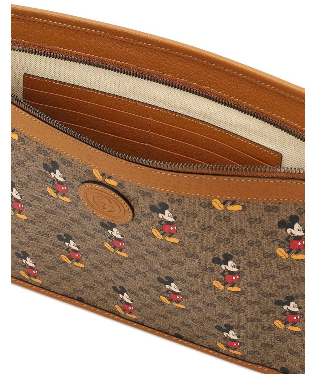 GUCCI Коричневая кожаная папка для документов, фото 4