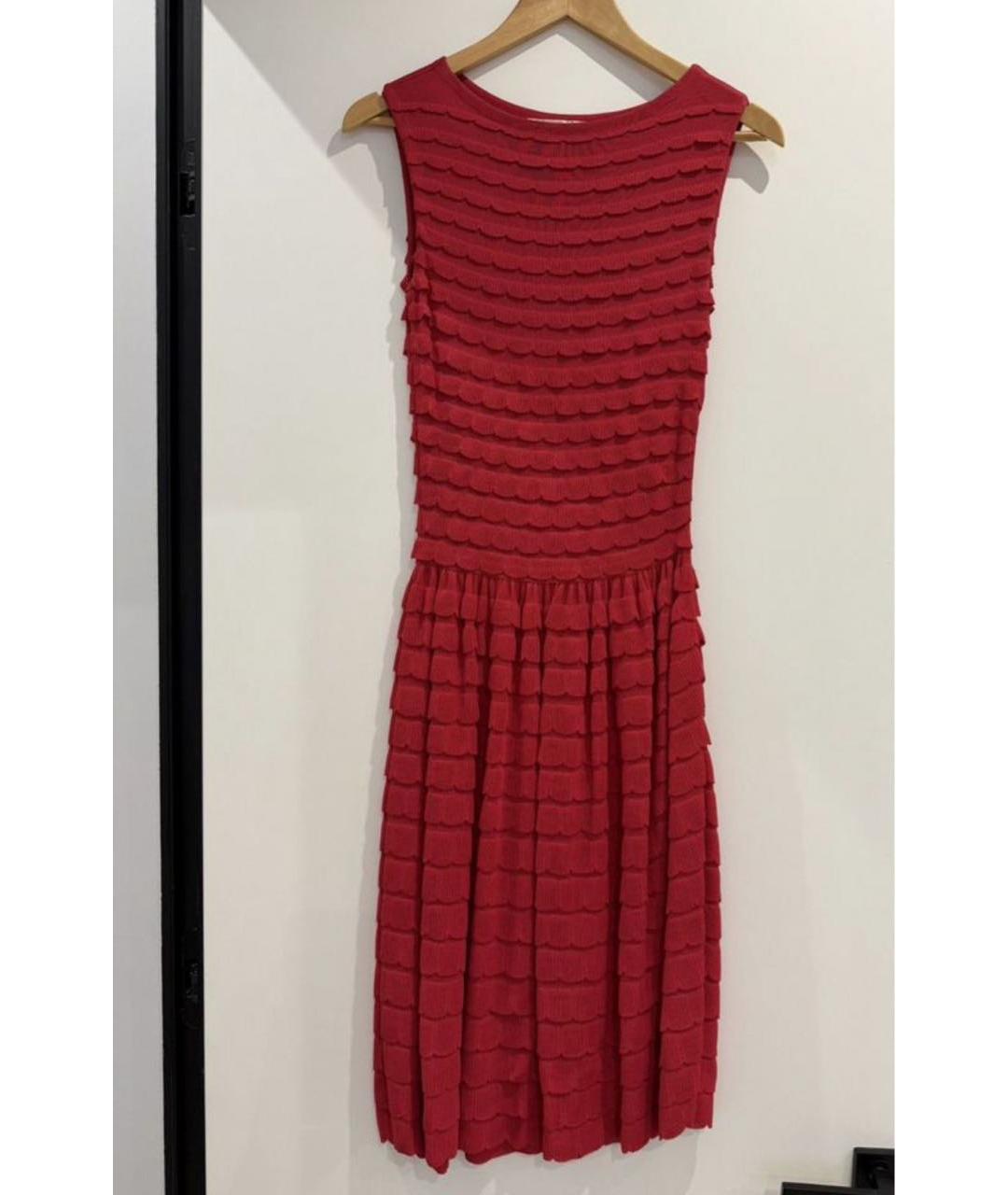 CHRISTIAN DIOR Красное коктейльное платье, фото 5