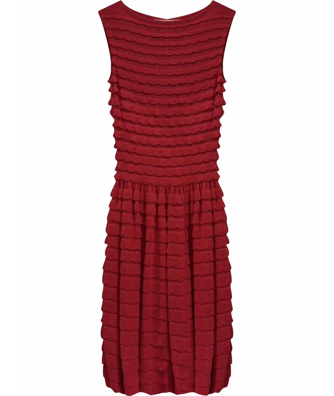 CHRISTIAN DIOR Красное коктейльное платье, фото 1