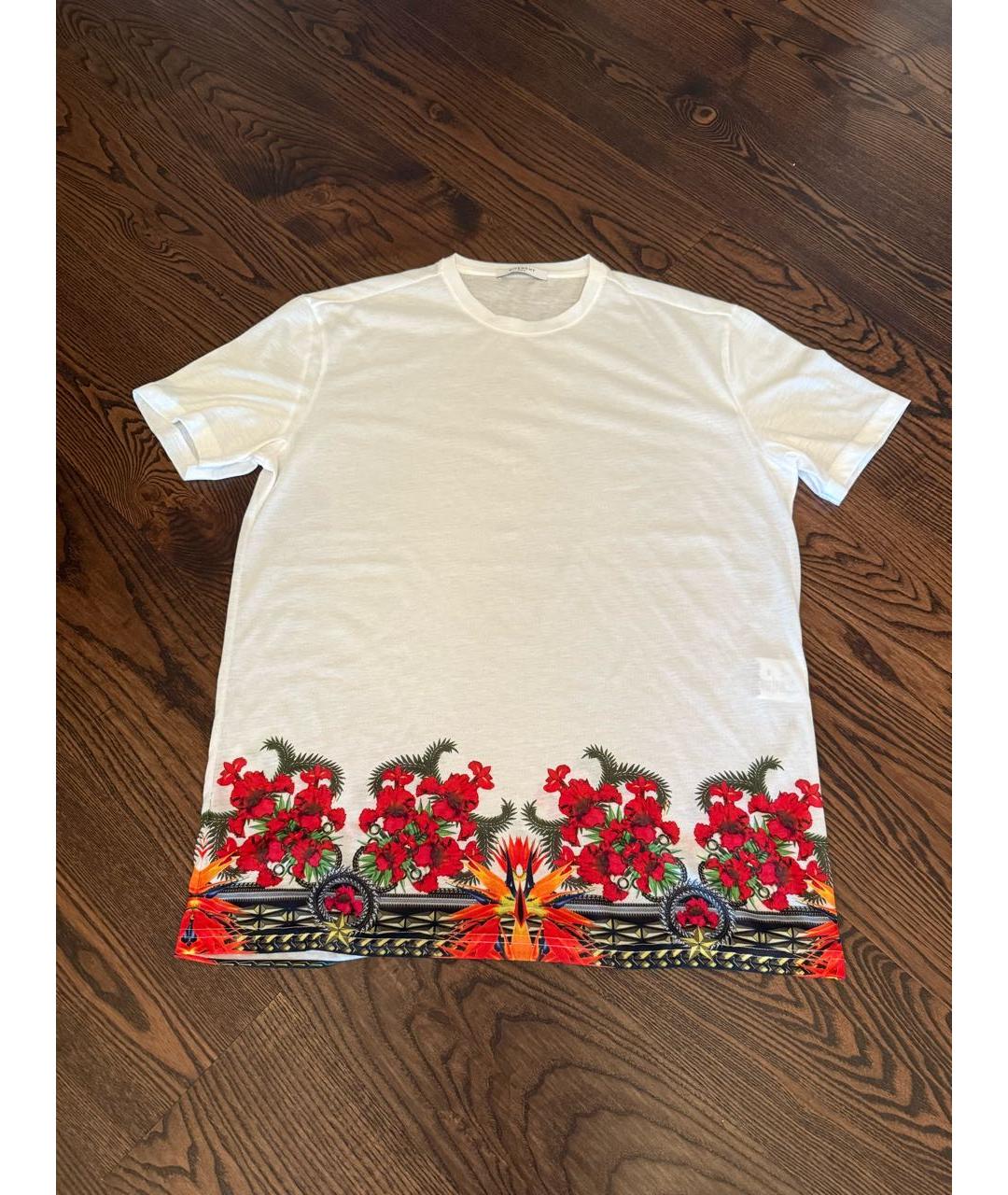 GIVENCHY Белая полиэстеровая футболка, фото 6