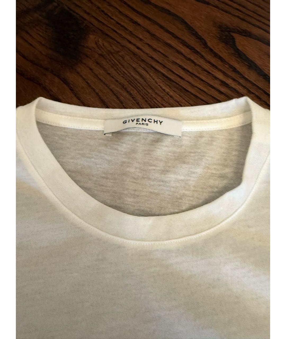 GIVENCHY Белая полиэстеровая футболка, фото 4