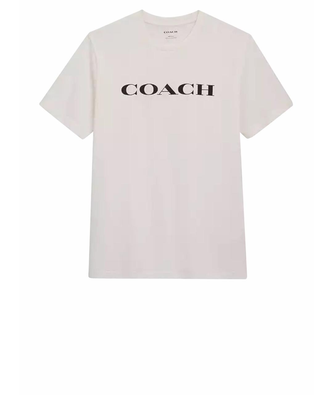 COACH Белая хлопковая футболка, фото 1