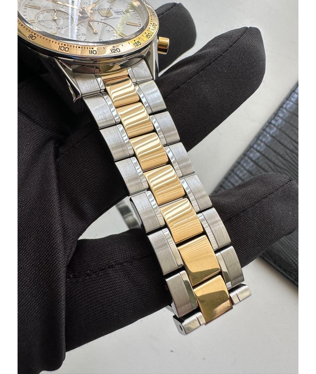 TAG HEUER Золотые стальные часы, фото 6