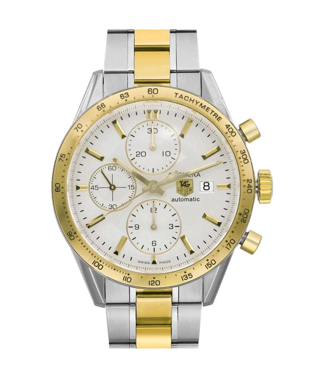TAG HEUER Золотые стальные часы, фото 9